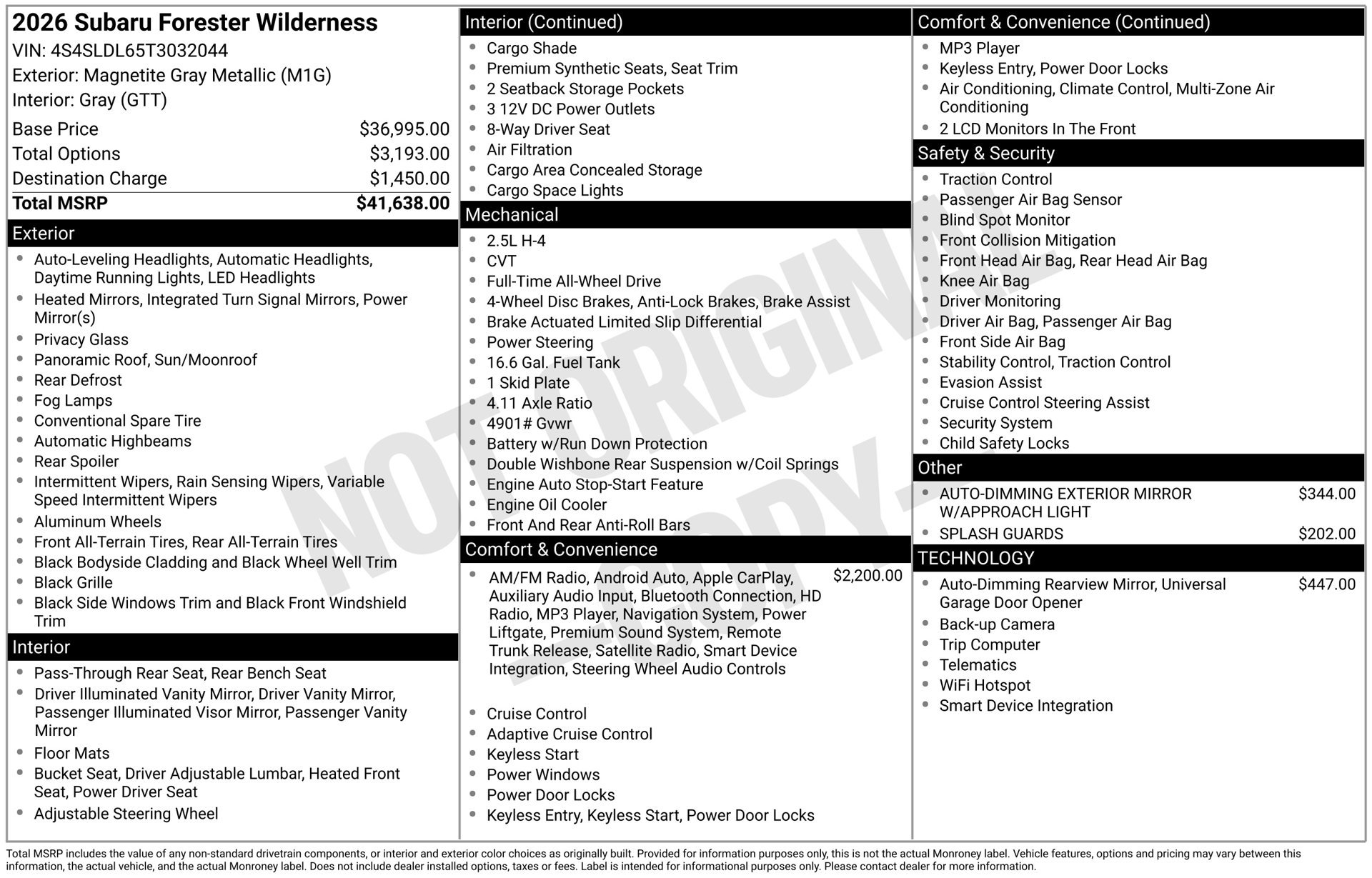 Used 2026 Subaru Forester Wilderness AWD/4WD image 5