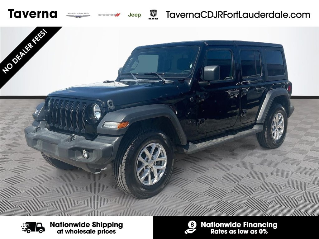 Certified 2023 Jeep Wrangler Unlimited Sport AWD/4WD image 1
