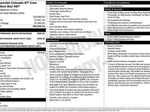 Used 2022 Chevrolet Colorado W/T AWD/4WD image 6