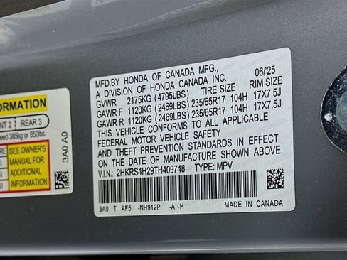 Certified 2026 Honda CR-V LX image 33