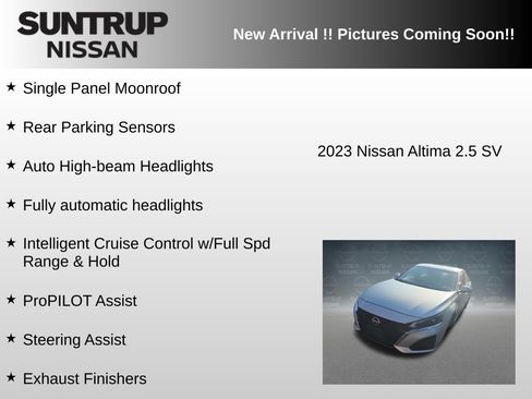 Used 2023 Nissan Altima 2.5 SV w/ SV Premium Package FWD image 8