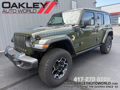 Used 2023 Jeep Wrangler Unlimited Rubicon 4xe w/ Cold Weather Group AWD/4WD image 1
