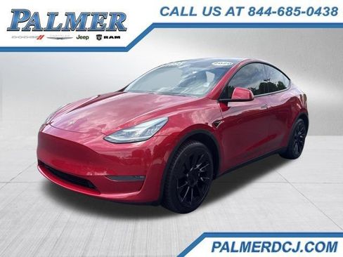 Used 2020 Tesla Model Y Long Range AWD/4WD image 1