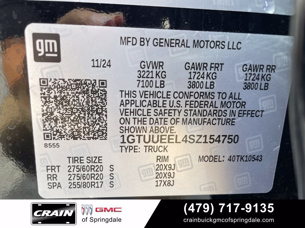 Used 2025 GMC Sierra 1500 AT4 w/ AT4 Premium Package AWD/4WD image 33