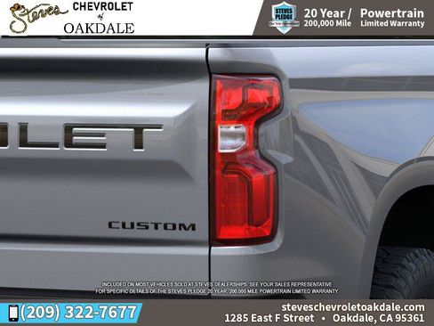 New 2026 Chevrolet Silverado 1500 Custom w/ Turbomax Blackout Package RWD image 11