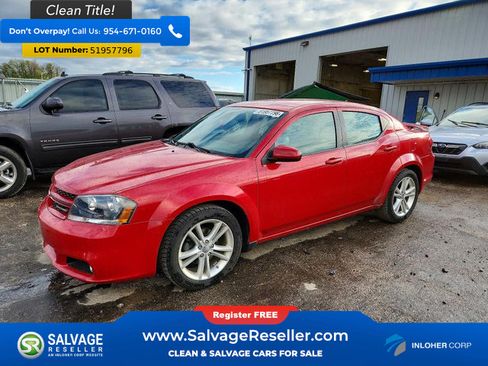 Used 2014 Dodge Avenger SXT w/ Rallye Appearance Group FWD image 1