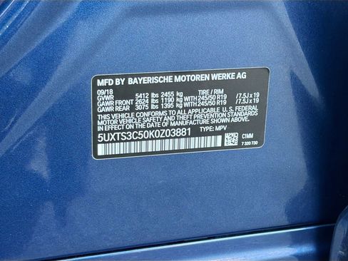 Used 2019 BMW X3 M40i w/ Premium Package image 47