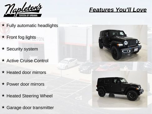Used 2023 Jeep Wrangler Unlimited Sahara w/ Cold Weather Group AWD/4WD image 14