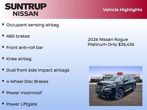 New 2026 Nissan Rogue Platinum w/ Platinum Premium Package image 30