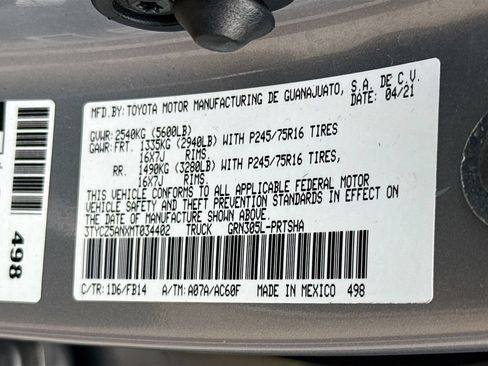 Used 2021 Toyota Tacoma SR AWD/4WD image 35