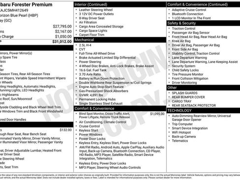 Used 2021 Subaru Forester Premium image 6