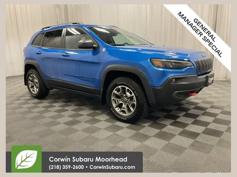 Used 2021 Jeep Cherokee Trailhawk AWD/4WD image 1
