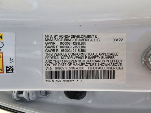 Used 2022 Honda Accord EX-L image 37