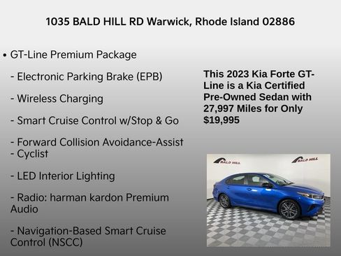 Certified 2023 Kia Forte GT-Line w/ GT-Line Premium Package image 7