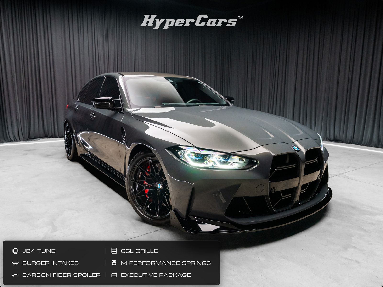 Used 2024 BMW M3 w/ Executive Package RWD image 1