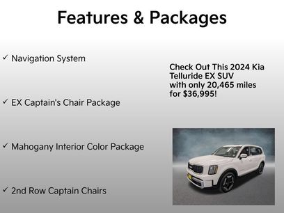 Certified 2024 Kia Telluride EX w/ EX Captain's Chair Package