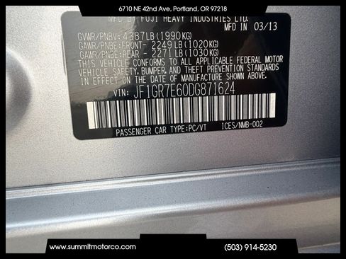 Used 2013 Subaru Impreza WRX Hatchback AWD/4WD image 26