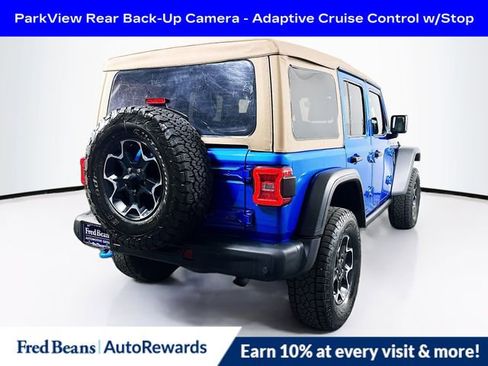Used 2022 Jeep Wrangler Unlimited Rubicon 4xe w/ Steel Bumper Group AWD/4WD image 7
