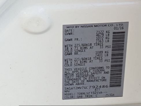 Used 2016 Nissan Rogue SL w/ SL Premium Package image 31