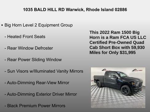 Used 2022 RAM 1500 Big Horn image 7