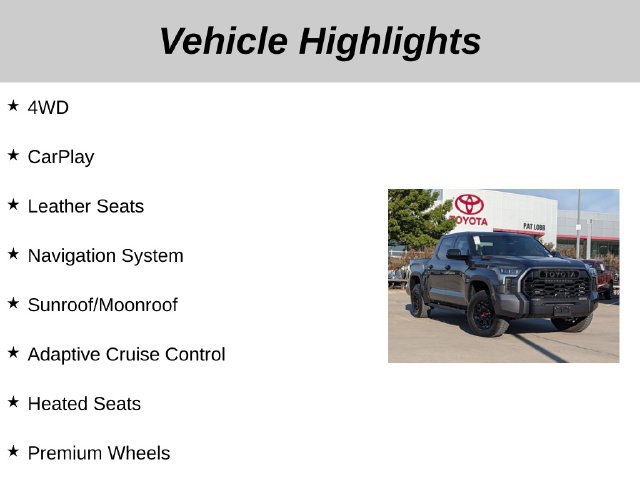 Used 2025 Toyota Tundra TRD Pro AWD/4WD image 5