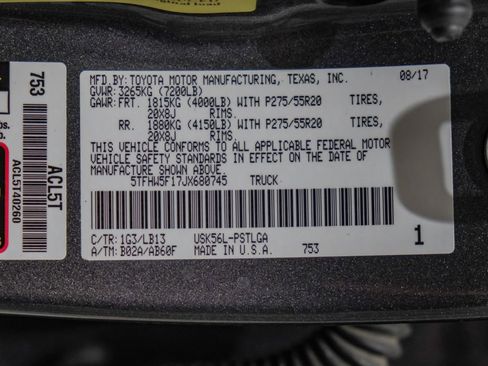 Used 2018 Toyota Tundra Limited AWD/4WD image 63