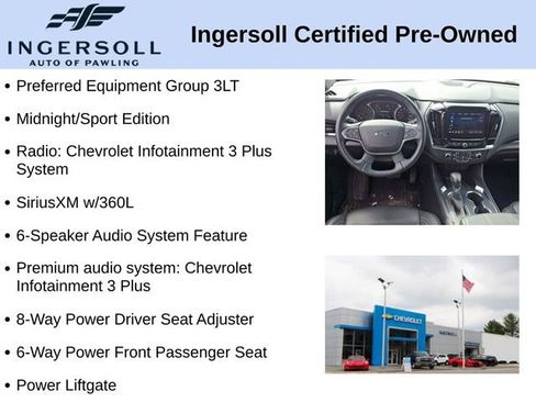 Used 2022 Chevrolet Traverse LT w/ Midnight/Sport Edition AWD/4WD image 10