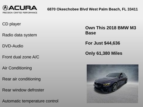Used 2018 BMW M3 w/ Competition Package image 18