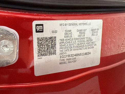 Used 2022 Chevrolet Corvette Stingray Preferred Conv w/ Z51 Performance Package RWD image 17
