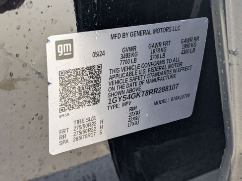 Used 2024 Cadillac Escalade Sport Platinum w/ LPO, ONYX Package image 25