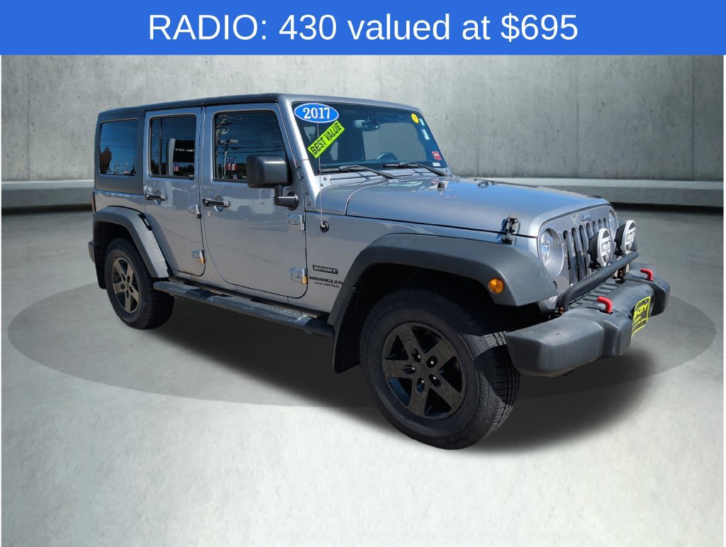 Used 2017 Jeep Wrangler Unlimited Sport w/ Quick Order Package 24S AWD/4WD image 9