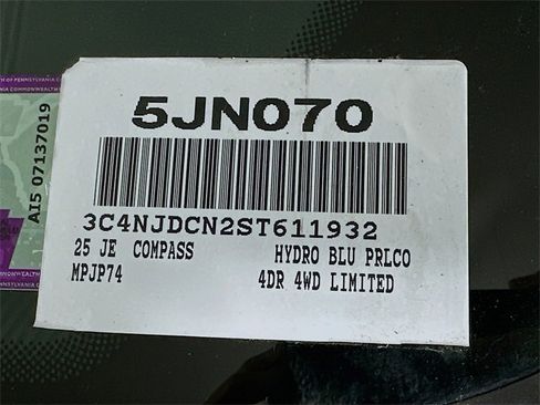 New 2025 Jeep Compass Limited w/ Sun & Sound Group image 17