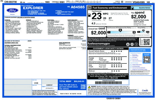 New 2027 Ford Explorer ST-Line AWD/4WD image 24