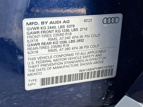 Used 2023 Audi Q5 2.0T Premium w/ Convenience Package AWD/4WD image 29