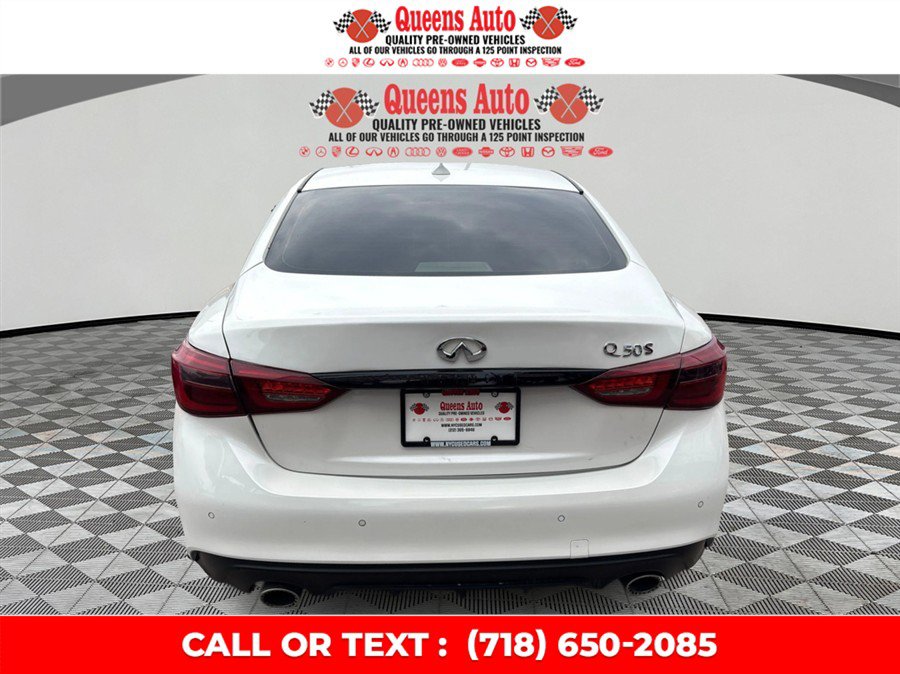 Used 2021 INFINITI Q50 Red Sport 400 w/ Cargo Package RWD image 5