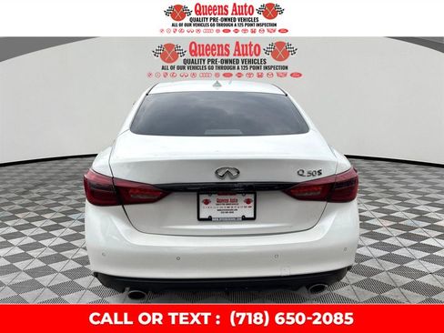 Used 2021 INFINITI Q50 Red Sport 400 w/ Cargo Package RWD image 5
