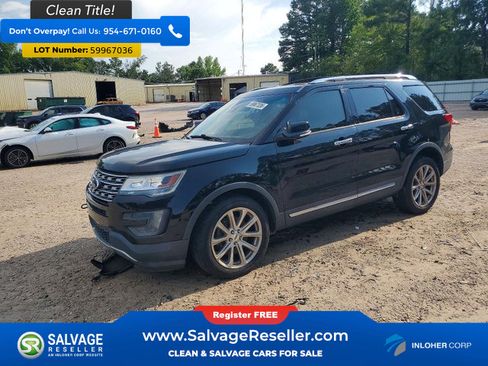 Used 2016 Ford Explorer Limited w/ Equipment Group 301A AWD/4WD image 1