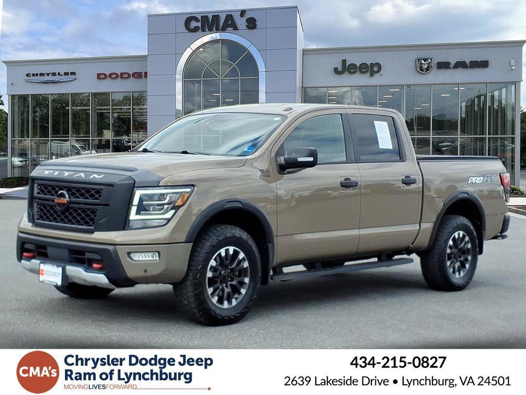 Used 2020 Nissan Titan PRO-4X w/ Pro-4x Utility Package AWD/4WD image 1
