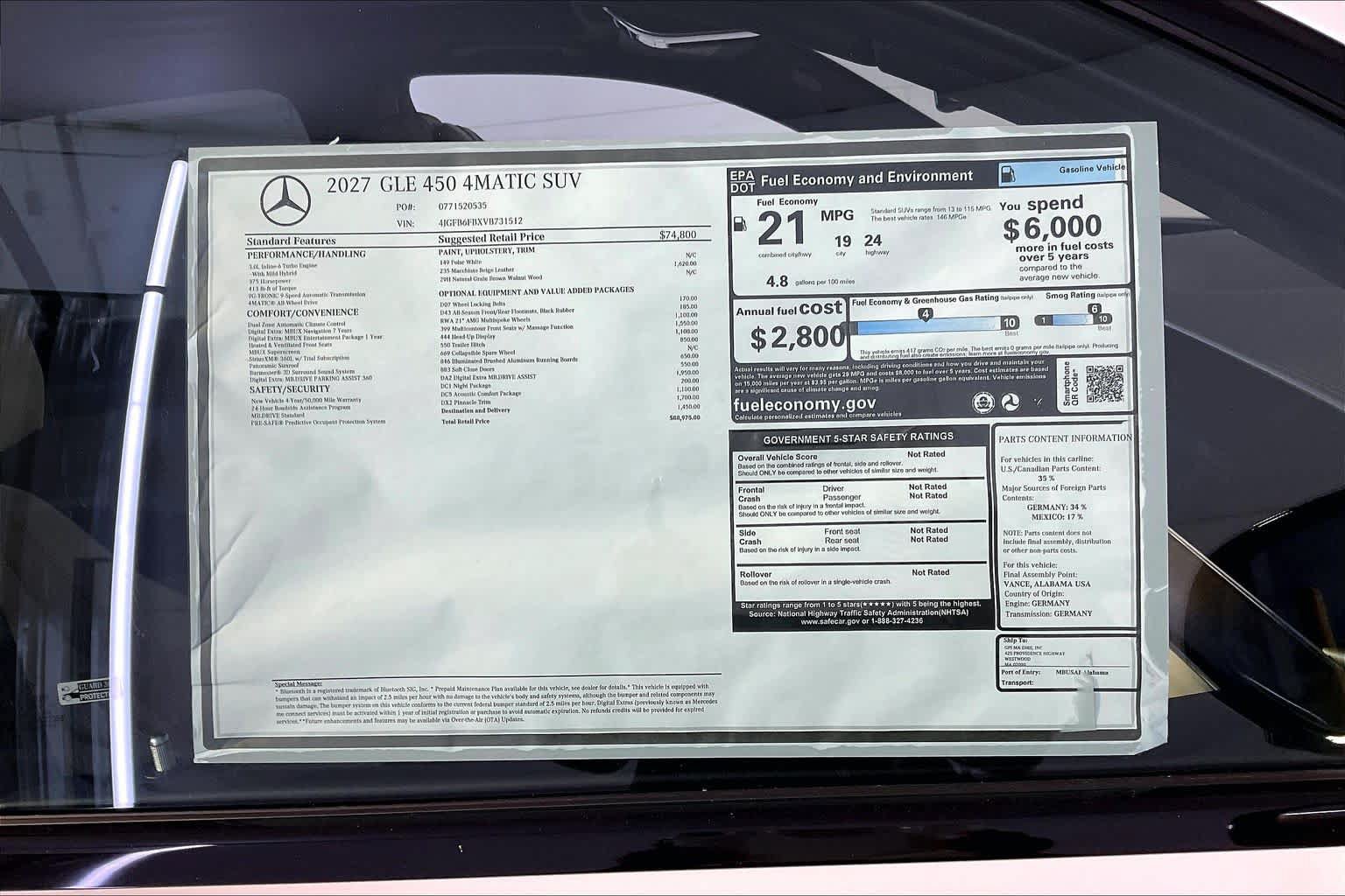 New 2027 Mercedes-Benz GLE 450 4MATIC image 18