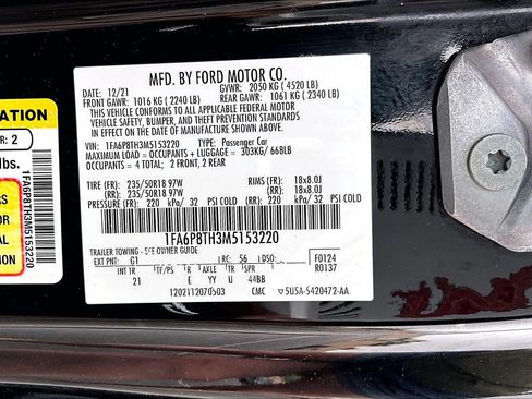 Used 2021 Ford Mustang Coupe w/ Equipment Group 101A RWD image 31