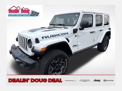 Used 2023 Jeep Wrangler Unlimited Rubicon 4xe w/ Steel Bumper Group AWD/4WD image 1