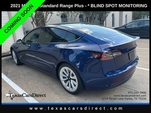 Used 2021 Tesla Model 3 Standard Range Plus RWD image 2