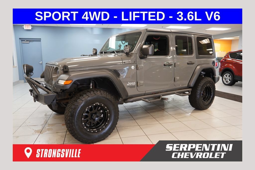 Used 2018 Jeep Wrangler Unlimited Sport AWD/4WD image 1