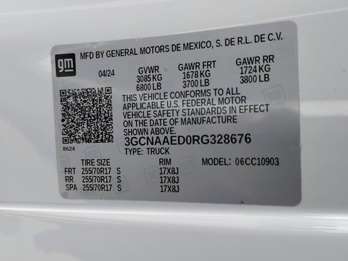 Used 2024 Chevrolet Silverado 1500 W/T w/ WT Fleet Convenience Package image 34