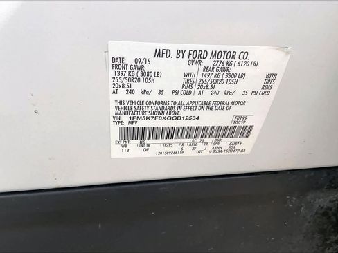 Used 2016 Ford Explorer Limited w/ Equipment Group 301A FWD image 35
