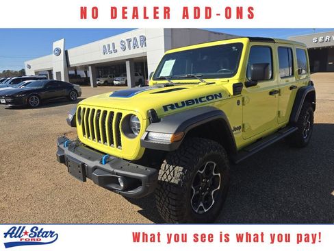 Used 2022 Jeep Wrangler Unlimited Rubicon 4xe w/ Steel Bumper Group image 1