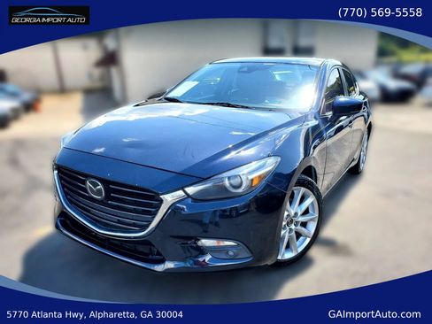 Used 2017 MAZDA MAZDA3 Grand Touring w/ Premium Equipment Package FWD image 1