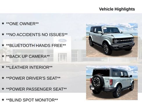 Certified 2024 Ford Bronco Outer Banks AWD/4WD image 6