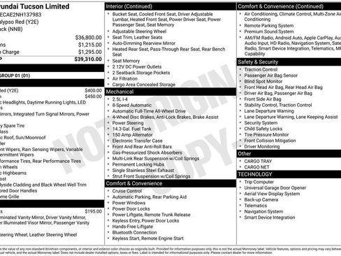 Used 2022 Hyundai Tucson Limited image 42