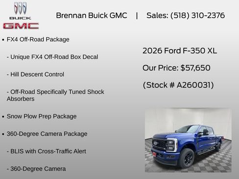Used 2026 Ford F350 XL w/ STX Appearance Package AWD/4WD image 12